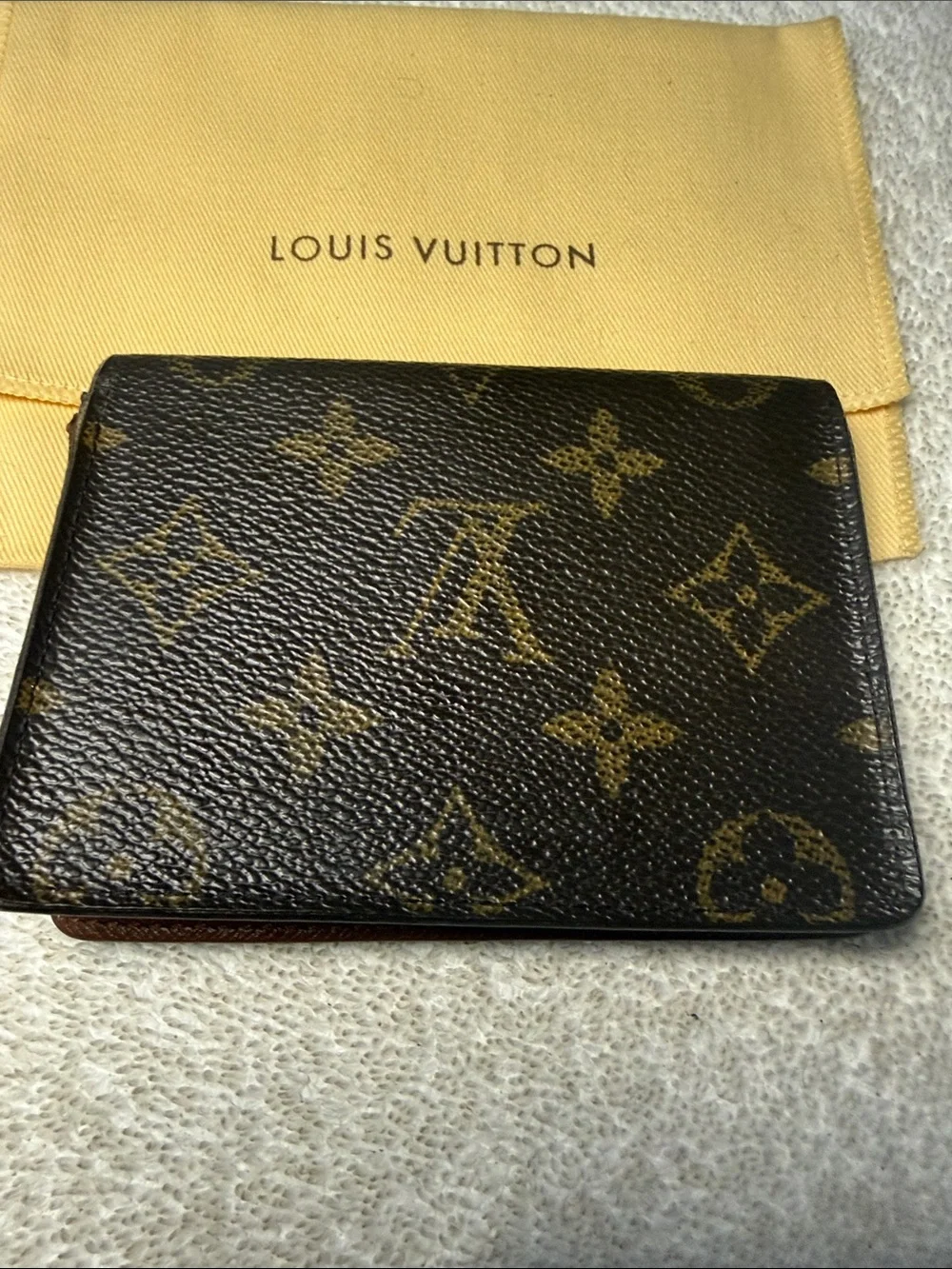 Louis Vuitton Monogram Vintage ID Card Holder/Pocket organizer